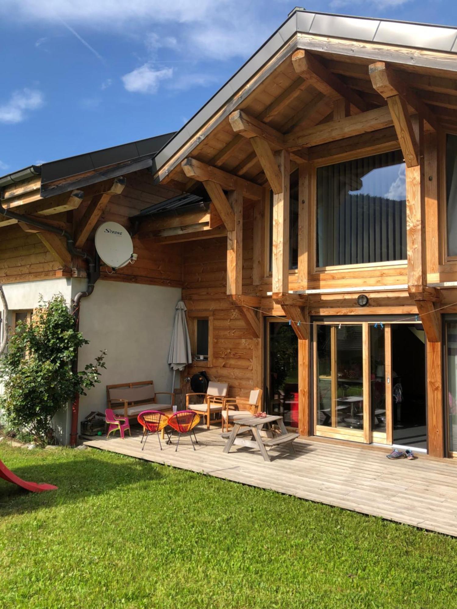 Chalet La Merlerie モルジヌ エクステリア 写真